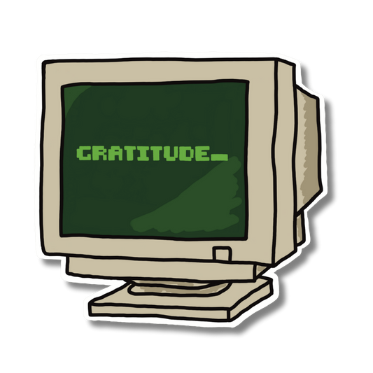 GRATITUDE_ - 1.5" x 1.4"