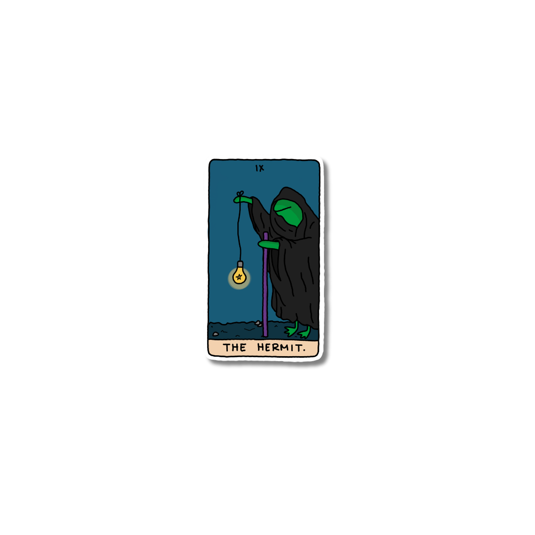 THE HERMIT *LIMITED EDITION MINI* - 1.1" x 1.9"