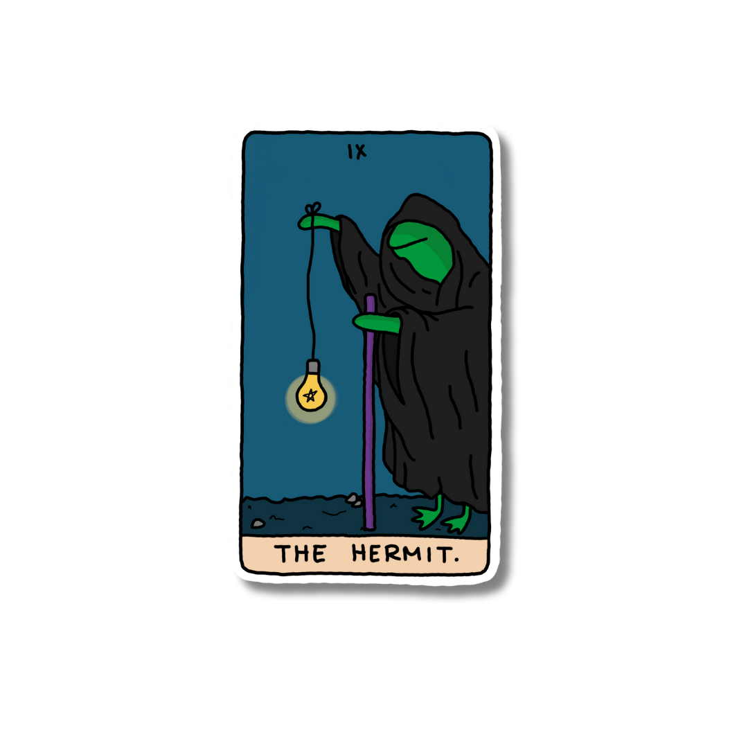 THE HERMIT - 1.9" x 3.2"