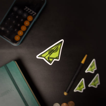 $PAPER PLANE$ - 1.6" x 1.3"